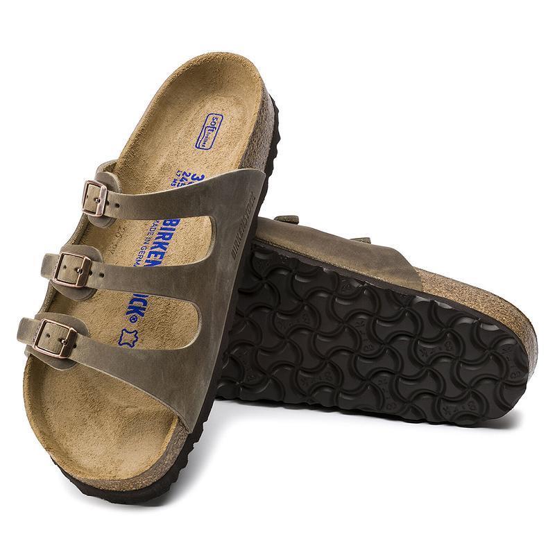 Florida Birkenstock Soft Footbed Oiled Kozene Damske Hnede | SK 76GSO